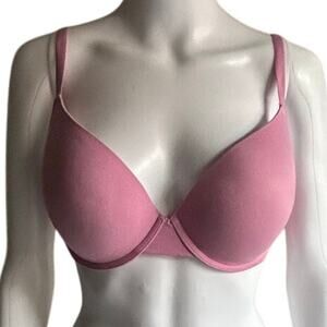 Victoria's Secret Pink Tshirt Bra Pink 34DD